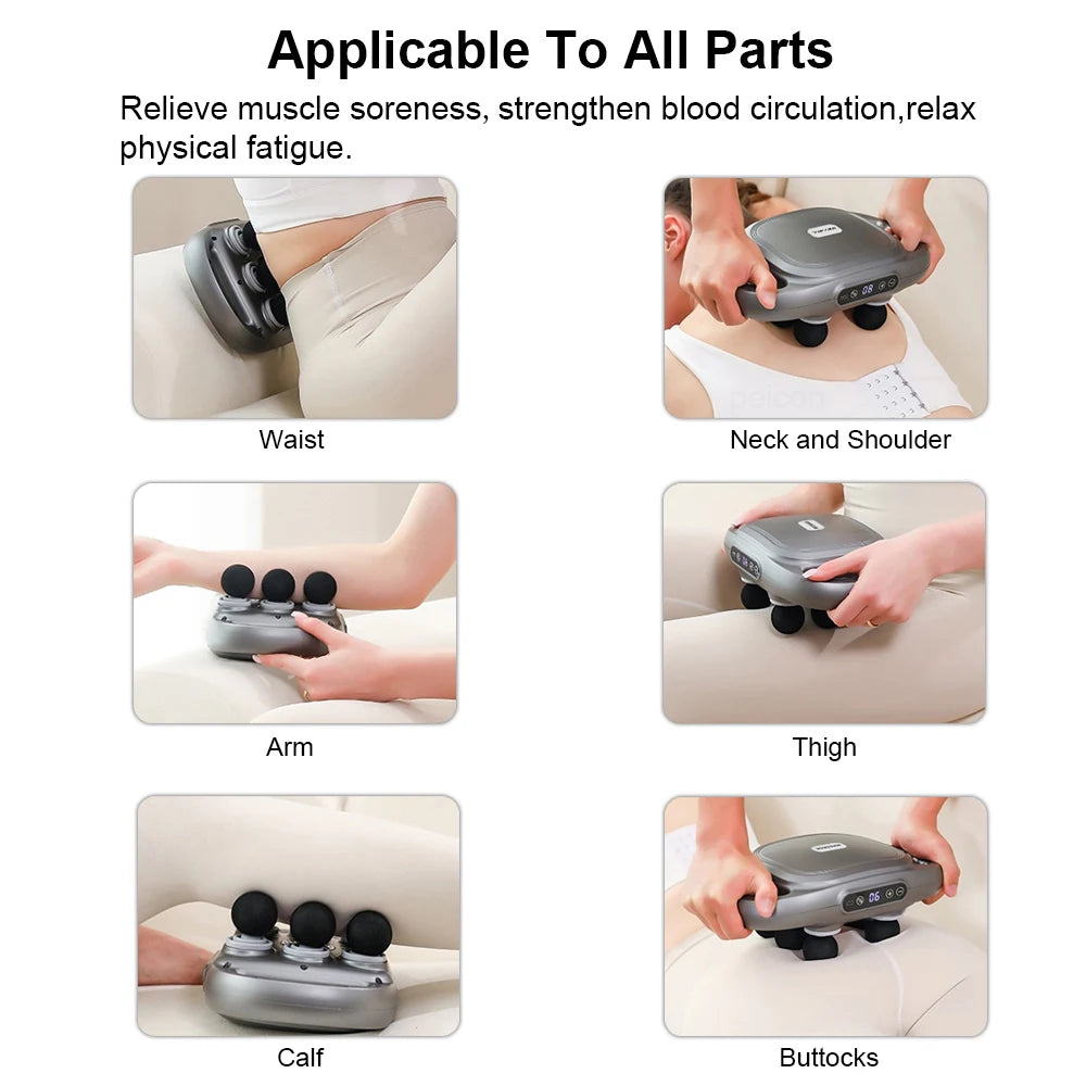 PEICON™ Six-Head Deep Relief Massager